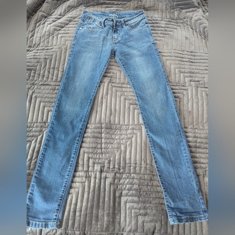 Hermes Denim Jeans with Black Button
